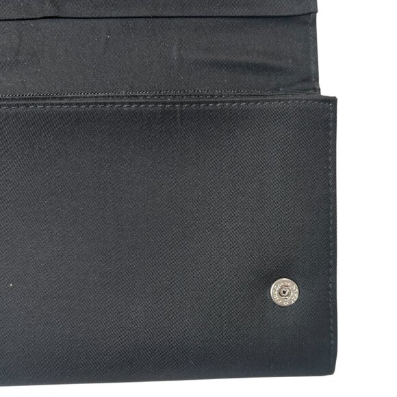 PRADA Satin Snap Folding Logo Long Continental Wallet - Picture 9 of 14
